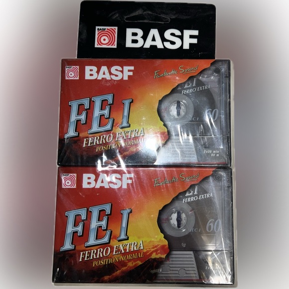 🍄BASF FE I Ferro Extra Audio Cassette Tape Position Normal Records Music - Picture 1 of 5